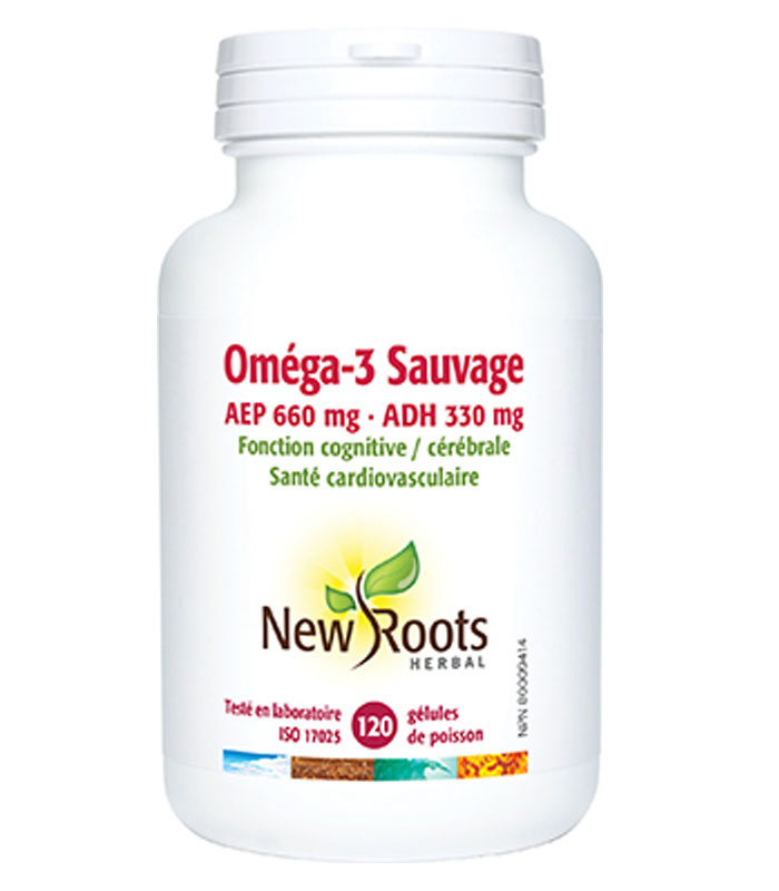 New Roots Omega-3 Sauvage 120 gélules