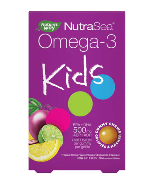 Nature's Way NutraSea Omega-3 Gélifiés à mâcher pour enfants