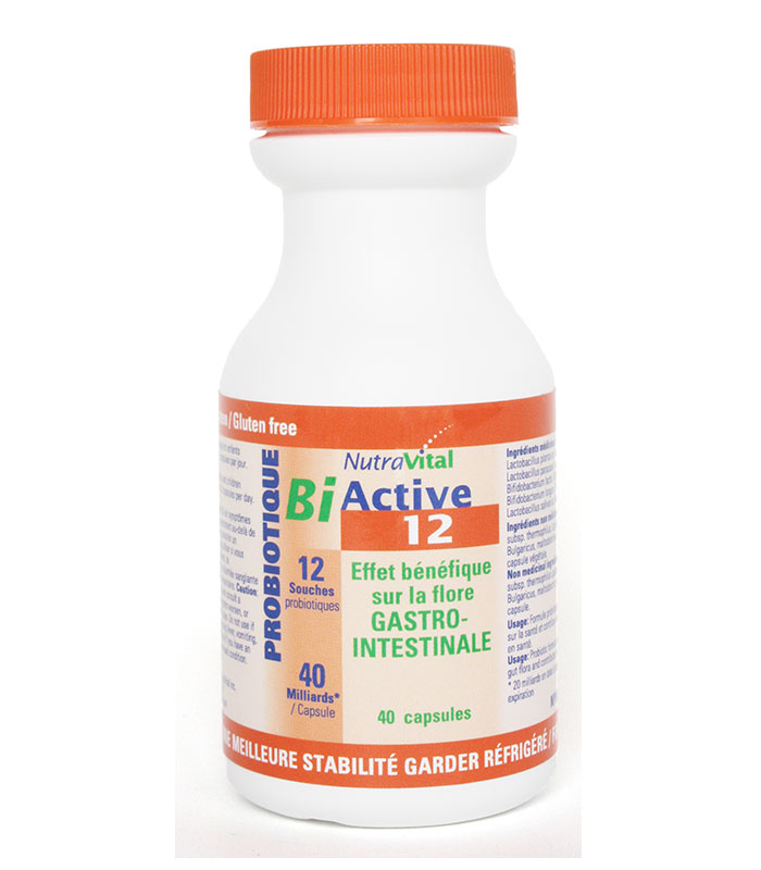 bi active 12 probiotique intestin irritable