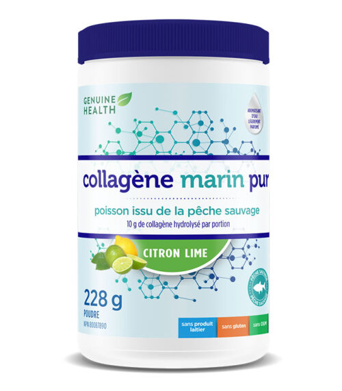 collagene marin citron lime genuine health