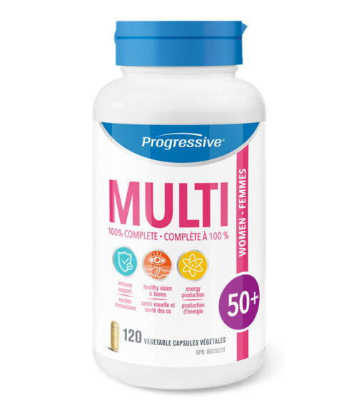 progressive multi vitamines femmes 50