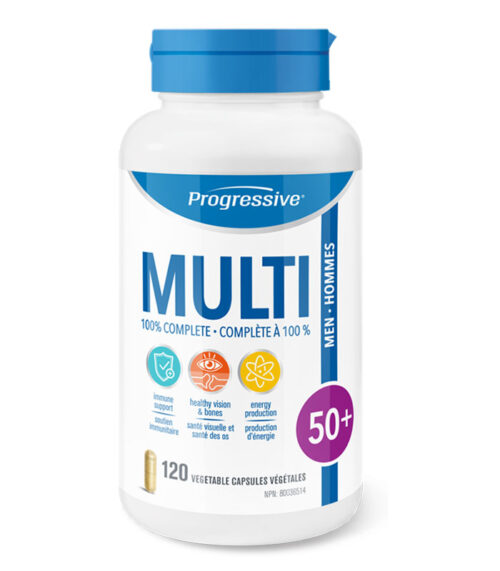 progressive multi vitamines hommes 50