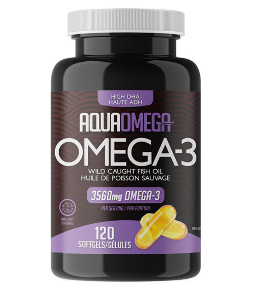 Aqua Omega haute en DHA ADH 120 gélules