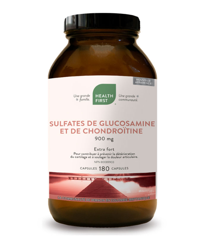 Health First - Sulfates de Glucosamine et de Chondroitine 180 capsules