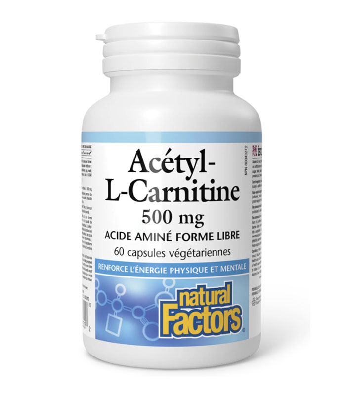 Natural Factors - Acetyl-L-Carnitine 60 caps