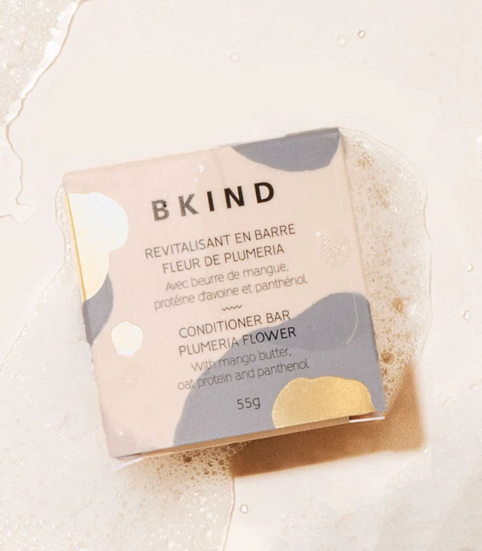 BKind - Revitalisant en barre pour cheveux bouclés et frisés - Fleur de Plumeria